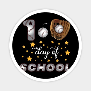 100 Days Of School boys girls basketball lover Magnet